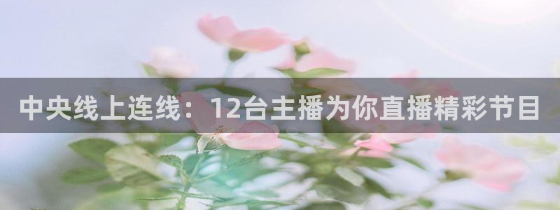 袋鼠体育直播在线观看免费：中央线上连线：12台主播为你直播精彩节目
